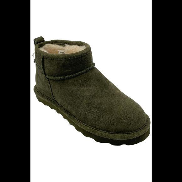 Bearpaw Women's Shorty Boot Dark Olive - Medium - Picture 1 of 3